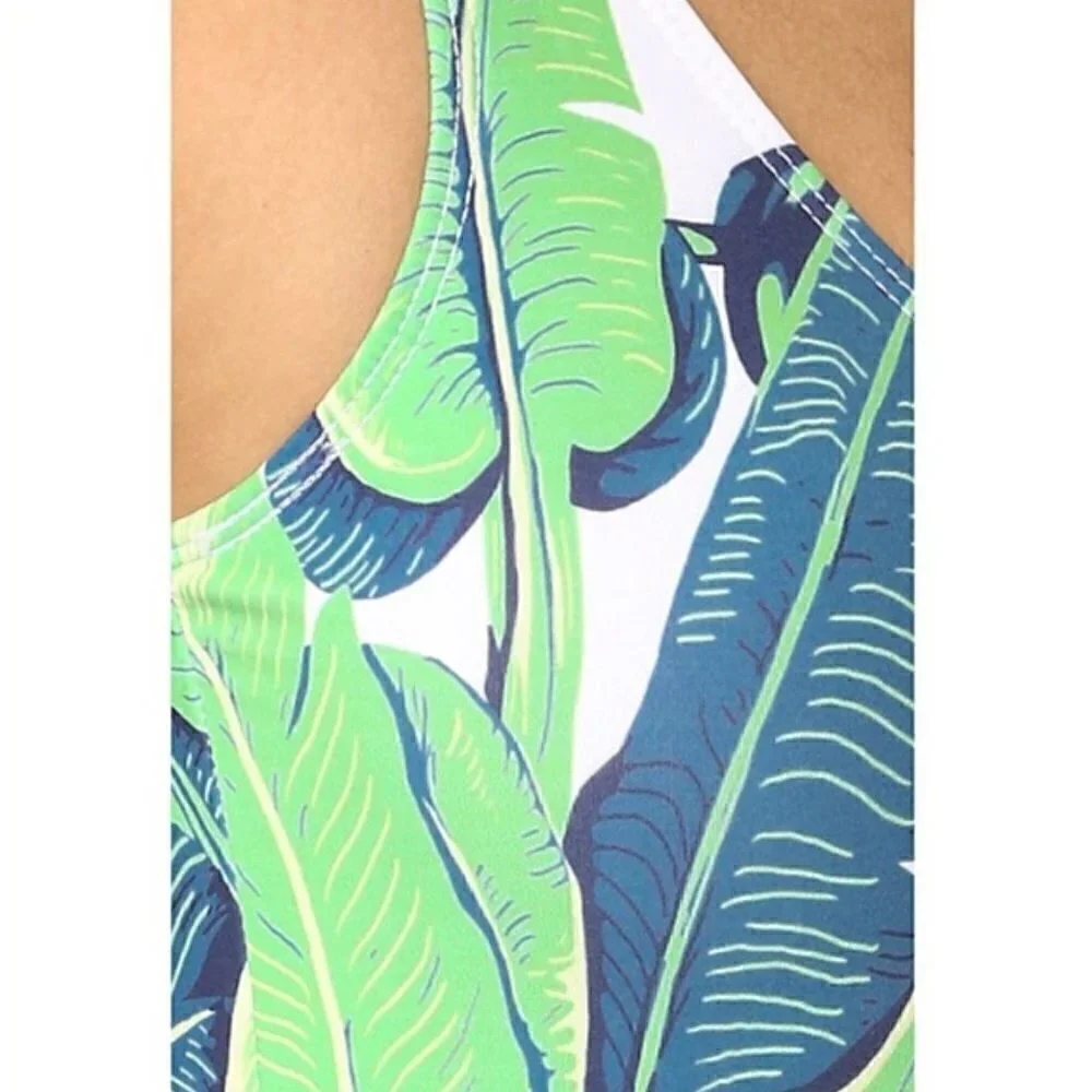 NEW CHRLDR Banana Leaf One Piece
